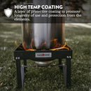 GAS ONE B-5200KA OUTDOOR COOKER HIGH PRESSURE STEEL BRAIDED HOSE PROPANE BURNER - Like New