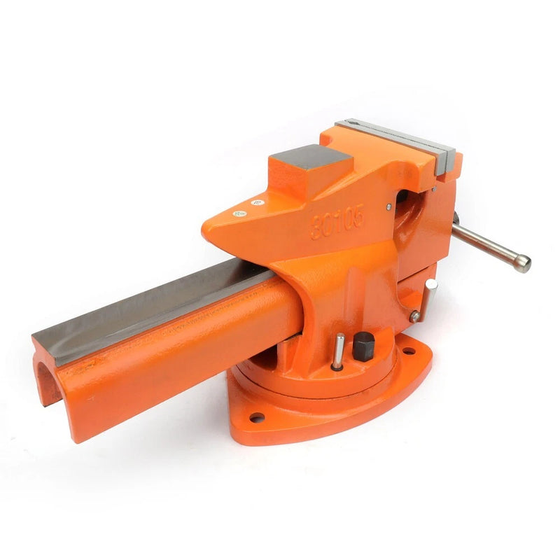 PONY JORGENSEN 1 PONY JORGENSEN 30105 HEAVY DUTY BENCH 5-INCH QUICK VISE ORANGE - Like New