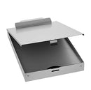 AMAZON METAL CLIPBOARD COMPARTMENTS INTERIOR 250 SHEET STORAGE - SILVER - Brand New