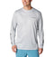 COLUMBIA MEN TERMINAL TACKLE PFG BAIT JUMPER LONG SLEEVE MEN L - GRAY/WHITE - Brand New