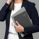 AT-A-GLANCE PLANNER 2025-2026 ACADEMIC MONTHLY 8-1/2" X 11" LARGE CHARCOAL - Like New