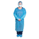 Dukal Isolation Gown, Non-Sterile B01DME18XS - SIZE: one size, Pack of 50 - Brand New