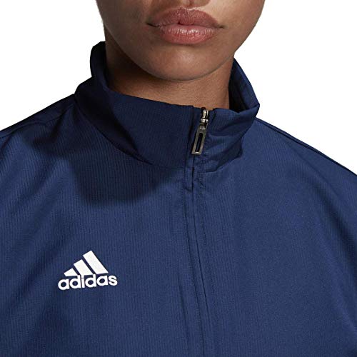 ADIDAS 19 WOMEN WOVEN JACKET MULTI-SPORT WOMEN'S SIZE M NAVY/WHITE - Like New