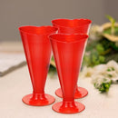 25 Pcs Heart Shaped Champagne Flutes 5.6 oz Valentine Champagne Glasses - Red - Like New