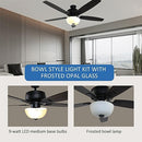 Blue Mountain Fans 52" Fusion Ceiling Fan Pull Chain 2 9w LED Light 3 speed - Brand New