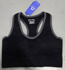 HEATHYOGA HIGH IMPACT SPORTS BRA FOR WOMEN,SUPPORT PADDING SIZE WOMEN L - BLACK - Like New