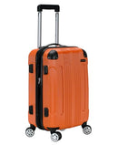 ROCKLAND LONDON HARDSIDE SPINNER WHEEL LUGGAGE,CARRY-ON 20-INCH - ORANGE - Brand New