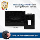 BCW Graded Comic Book Bins with Partitions Holds 30 Slabs Black 1 Pack - Brand New