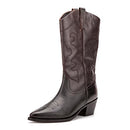 Vintage Foundry Co. Women's Trudy Tall Boot Casual Slip On Pointed Toe Flat Sole - Like New