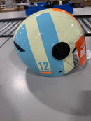 TRIANGLE DOT APPROVED RETRO 3/4 OPEN FACE MOTORCYCLE HELMET MOTORBIKE SMALL - Like New