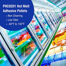 H.B. Fuller Hot Melt Adhesive Pellets PHC8201 | High Hot Tack Glue W/Fast Set - Brand New