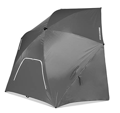 SPORT-BRELLA ULTRA SPF 50+ ANGLED SHADE CANOPY UMBRELLA - GRAY - Like New
