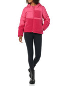 AXESSORIES WOMEN'S FULL-ZIP SHERPA FLEECE JACKET HOT PINK SIZE XL - Brand New