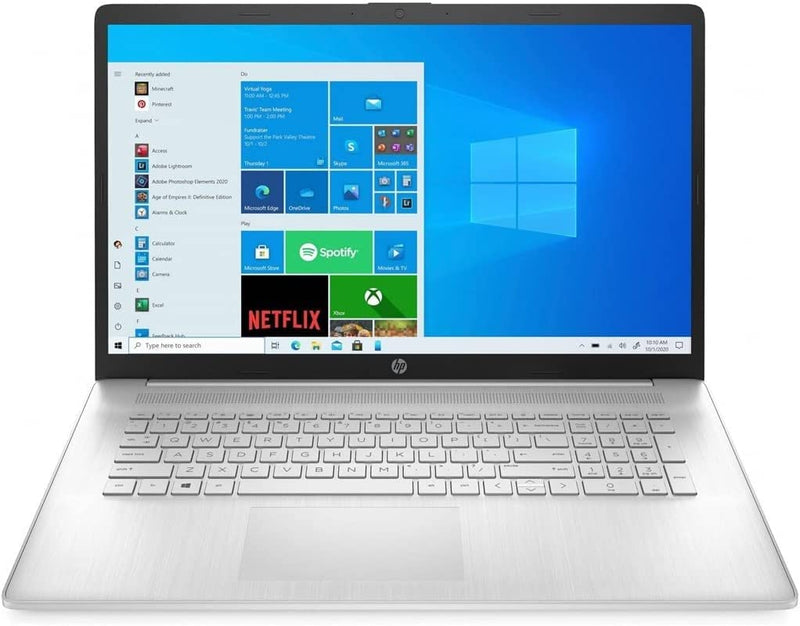 HP LAPTOP 17.3" FHD 1920X1080 FHD I5-1135G7 8 512GB SSD WIN 10 HOME SILVER Like New