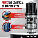 LUBEWORKS OIL TRANSFER PUMP AIR OPERATED PNEUMATIC 40LPM 17130503 - Yellow - Like New