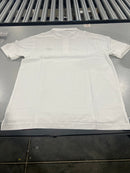 PACIFIC POLO CLUB MEN'S SHORT SLEEVES 3 BUTTONS POLO SHIRT - SIZE MEN XL - WHITE - Like New