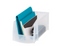 OFFICE DEPOT® BRAND "MINI" PLASTIC STACKING BIN, SMALL SIZE, 5" X 5 1/2", CLEAR - Brand New