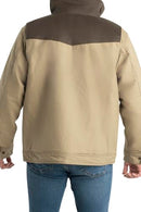 8040 Legendary Whitetails Men's Stockyards Bozeman Canvas Western Coat XL Khaki - Brand New