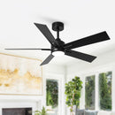 WHOSE LAMP 48 INCH CEILING FANS REMOTE CONTRO BEDROOM CEILING FAN - BLACK - Like New