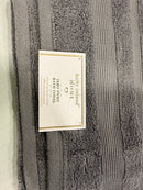 KATHY IRELAND ZERO TWIST 28 IN X 54 IN BATH TOWEL - CHARCOAL - Brand New