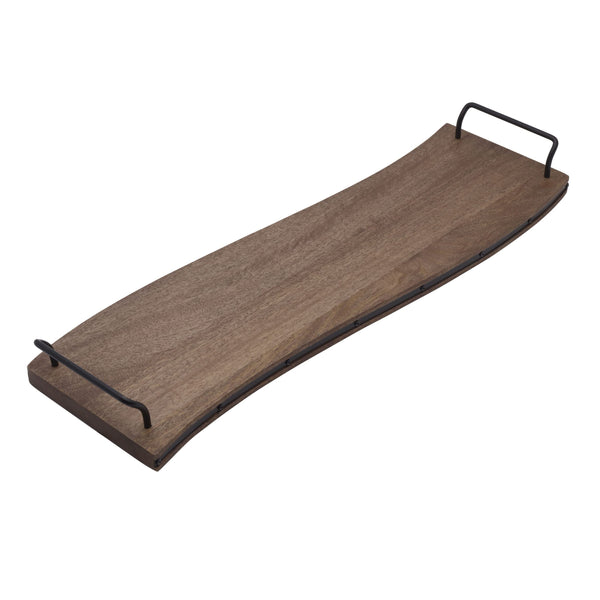 MIKASA MANGO WOOD LARGE SERVING BOARD, 30 INCHES - BROWN - Like New