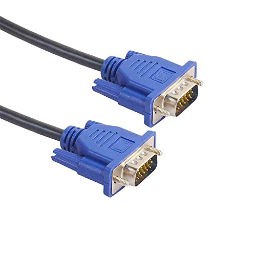 EKYLIN VGA CABLE 5FT MALE TO MALE VIDEO EXTENSION CABLE - BLACK/BLUE - Like New