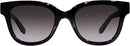 SALVATORE FERRAGAMO SMOKE GRADIENT SQUARE LADIES SUNGLASSES SF1066S 001 52 - Like New