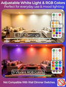 HEKEE LED Recessed Downlights Color Changing 4 Inch 6 Packs - White - Brand New