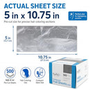 ForPro Professional Embossed Pop-Up Hair Foil Sheets, 500 count, 12 units - Brand New