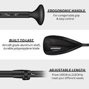 Overmont Aluminum Alloy SUP Paddle 3 Piece Adjustable Stand Up Paddleboard - Brand New