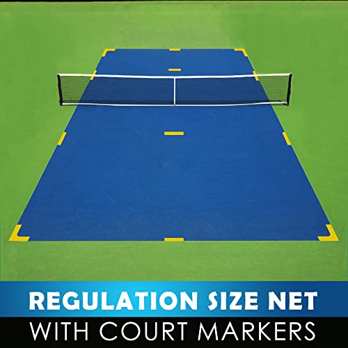 DULCE DOM Pickleball Net Portable Outdoor with Court Marking Kit - Like New