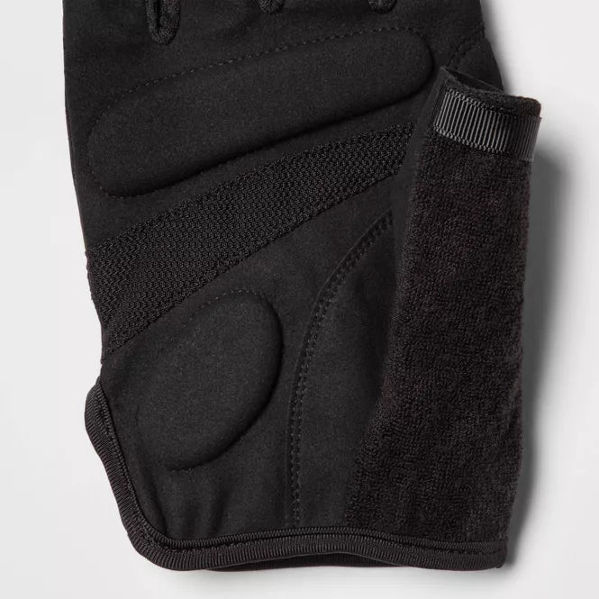ALL IN MOTION MEN'S STRENGTH TRAINING GLOVES - SIZE: MEN XL - BLACK - Like New
