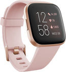 For Parts: Fitbit Versa 2 Health Fitness Smartwatch COPPER ROSE DEFECTIVE SCREEN/LCD