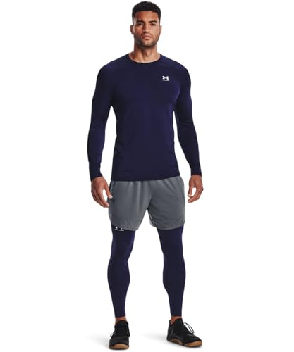 1366075 Under Armour Men's ColdGear Leggings Large MidNight(410)/White - Brand New