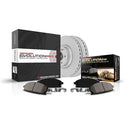 PowerStop Z17 Brake Pad & Fully Coated Rotor Kit Rear CRK3068 - Brand New