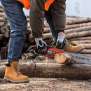 SL-SAINT MEN'S CLASSIC WATERPROOF STEEL TOE HIKING BOOTS UPGRADED 6'' 8.5 - TAN - Brand New