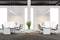 SAFCO 7515 SERIES WELLNESS PANEL 23.5 X 2.5 X 23.5 ACRYLIC FROSTED 7515FR - Brand New