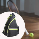 KOWAKU PICKLEBALL BAG WOMEN MEN TENNIS SHOULDER BAG SIZE - BLACK/GREEN - Like New