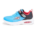 404105L SKECHERS BOYS MICROSPEC MAX SQUAD PACER - SIZE 13.5, BLUE/BLACK/RED - Brand New
