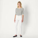 AMAZON ESSENTIALS WOMEN'S HIGH STRETCH MID-RISE SKINNY JEANS WOMEN SIZE 8 WHITE - Like New
