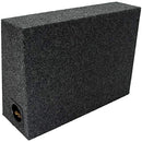 Single 12" Truck Sub Box Regular Cab Subwoofer Enclosure 5/8" MDF ASC - Brand New