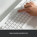 Logitech Signature K650 Comfort Full-Size Wireless Keyboard Wrist REST - WHITE - Like New