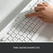 Logitech Signature K650 Comfort Full-Size Wireless Keyboard Wrist REST - WHITE - Like New