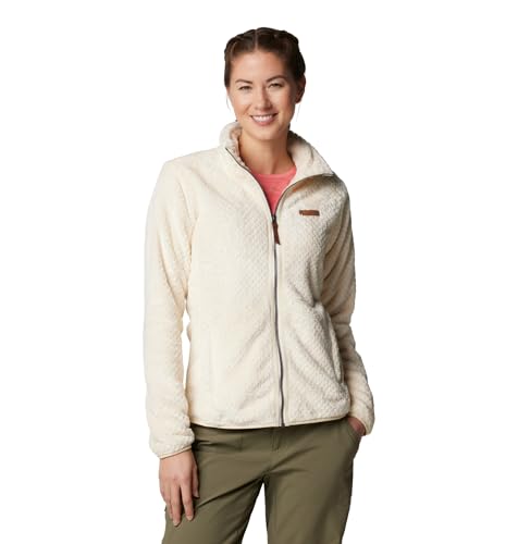 1819791 COLUMBIA WOMEN'S FIRE SIDE II SHERPA FULL ZIP - SIZE: WOMEN L - CHALK - Brand New