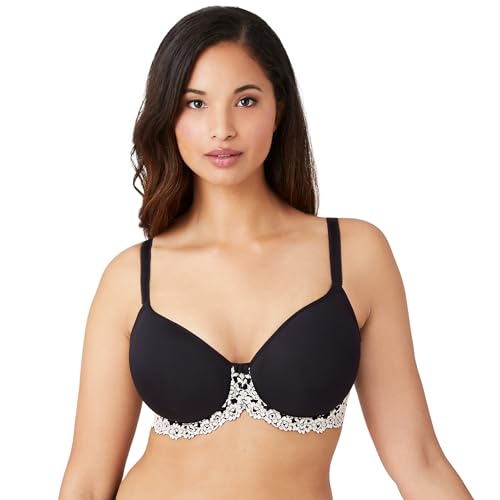 WACOAL WOMEN'S EMBRACE LACE CONTOUR BRA 36C - BLACK - Brand New
