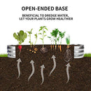 GADI 67" Galvanized Raised Garden Bed Vegetable Planner Box - SILVER - Like New