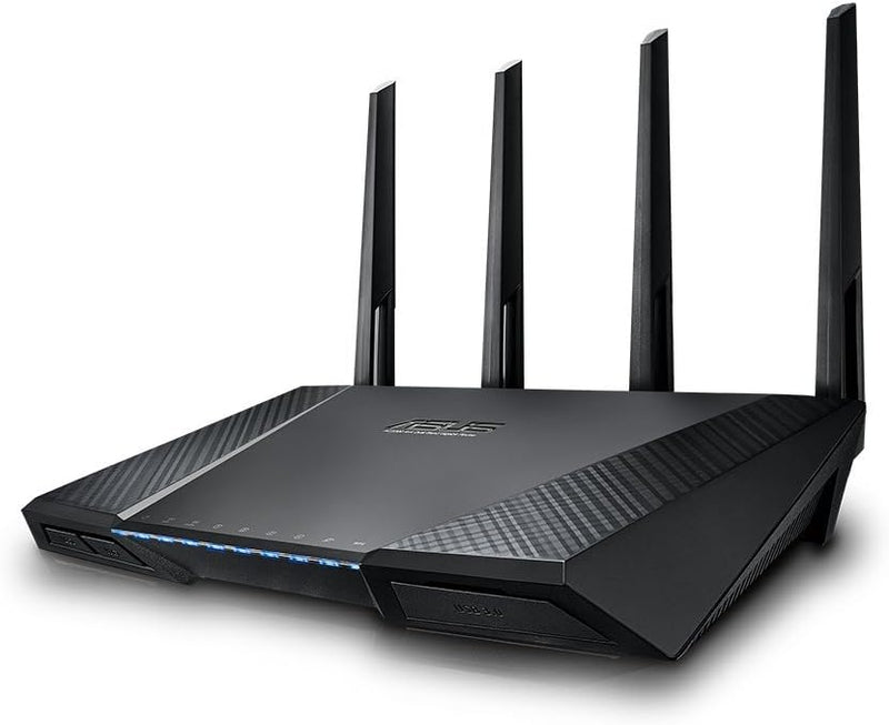 ASUS AC2400 Dual Band Gigabit WiFi Router RT-AC87U - Black Like New