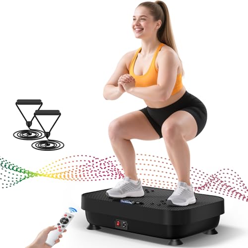 SedoZik Vibration Plate Exercise Machine 2025 Upgrade ZK05 - Black - Like New
