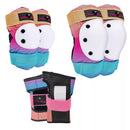 EIGHT BALL KIDS PAD SET 3PK, ELBOW, KNEE, WRIST PROTECTION, AGE 8+ - SUNSET - Brand New