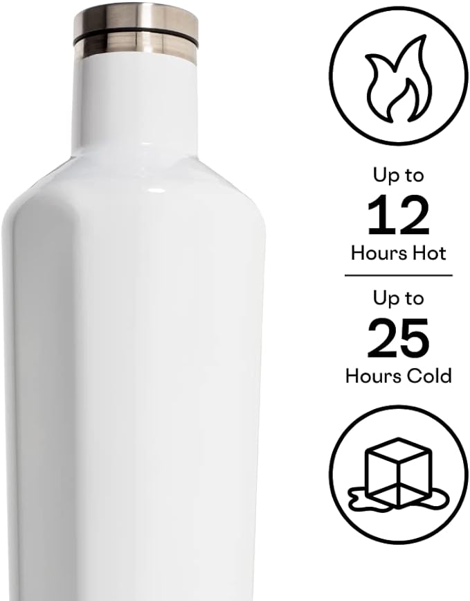 CORKCICLE Canteen 25oz 2025GW - Gloss White - Brand New